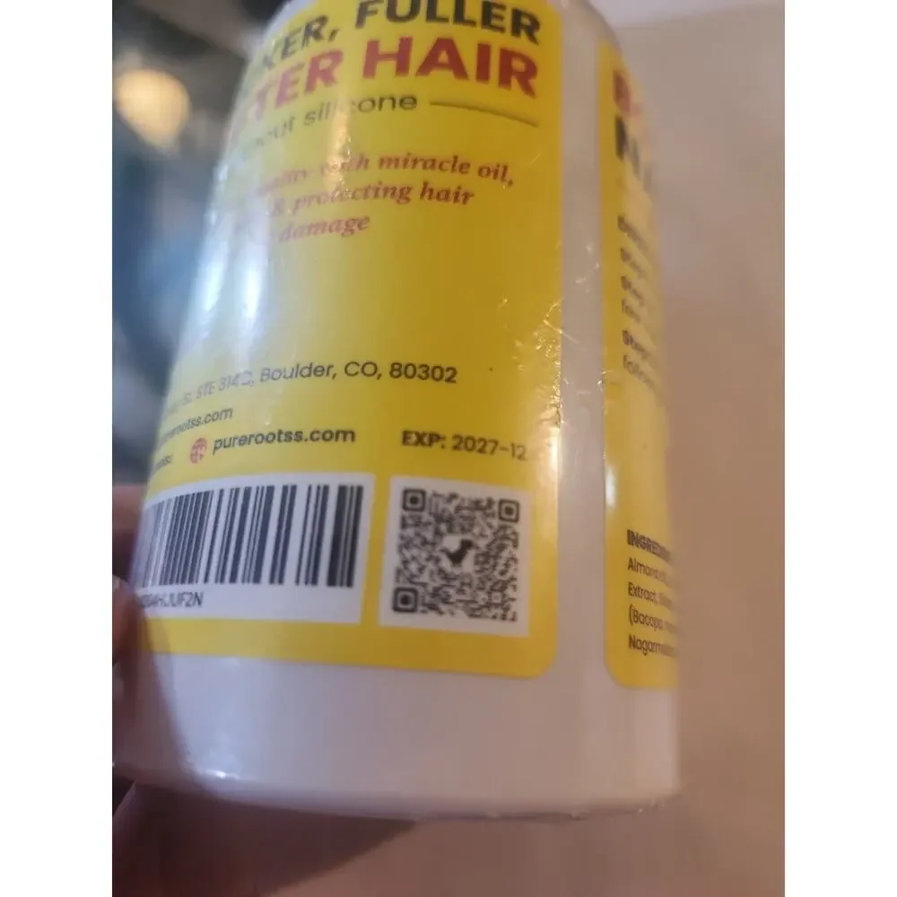 Pure Roots Batana Oil For Hair Growth Shampoo - Silicone & Sulfate Free 12/2027
